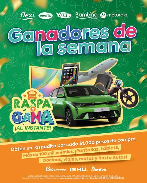 Catálogo B Hermanos en Mexicali | Ofertas para cazadores de gangas | 2025-07-22T00:00:00.000Z - 2025-09-15T00:00:00.000Z
