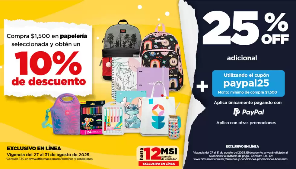 Catálogo OfficeMax en Cuitzeo (La Estancia) | Nuestras mejores ofertas para ti | 2025-08-27T00:00:00.000Z - 2025-08-31T00:00:00.000Z