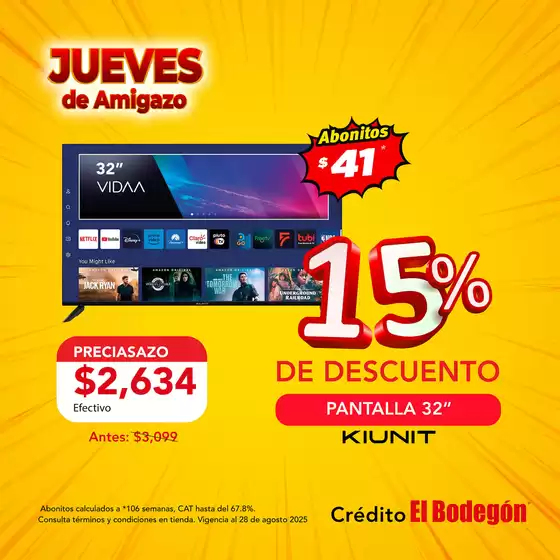 Catálogo El Bodegón en Jardines de la Silla | Ofertas principales para todos los clientes | 2025-08-28T00:00:00.000Z - 2025-08-28T00:00:00.000Z
