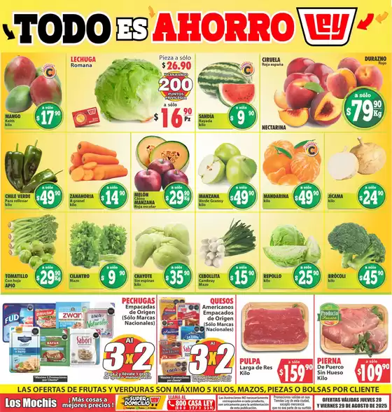 Catálogo Casa Ley en Tijuana | Ofertas y promociones actuales | 2025-08-28T00:00:00.000Z - 2025-08-29T00:00:00.000Z