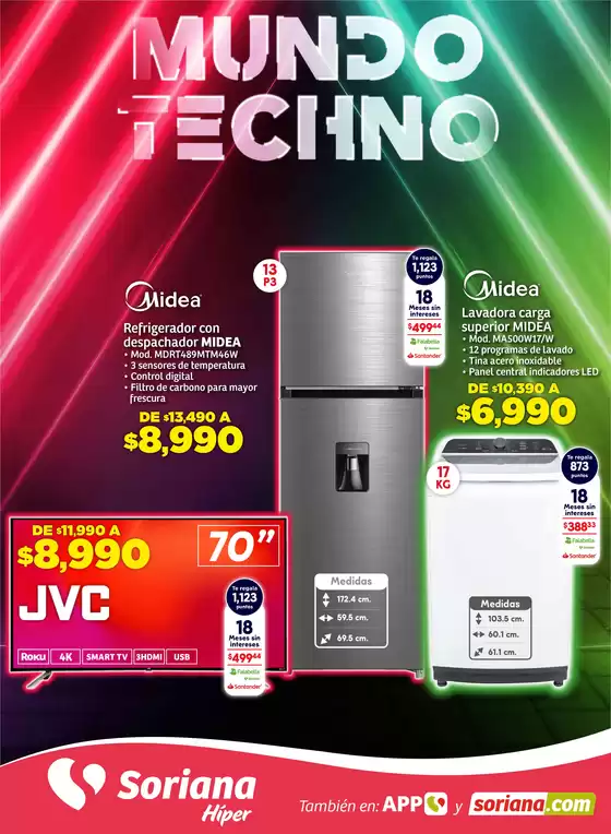 Catálogo Soriana Híper en Xochimilco | Mundo Techno Híper Nacional | 2025-08-28T00:00:00.000Z - 2025-09-24T00:00:00.000Z