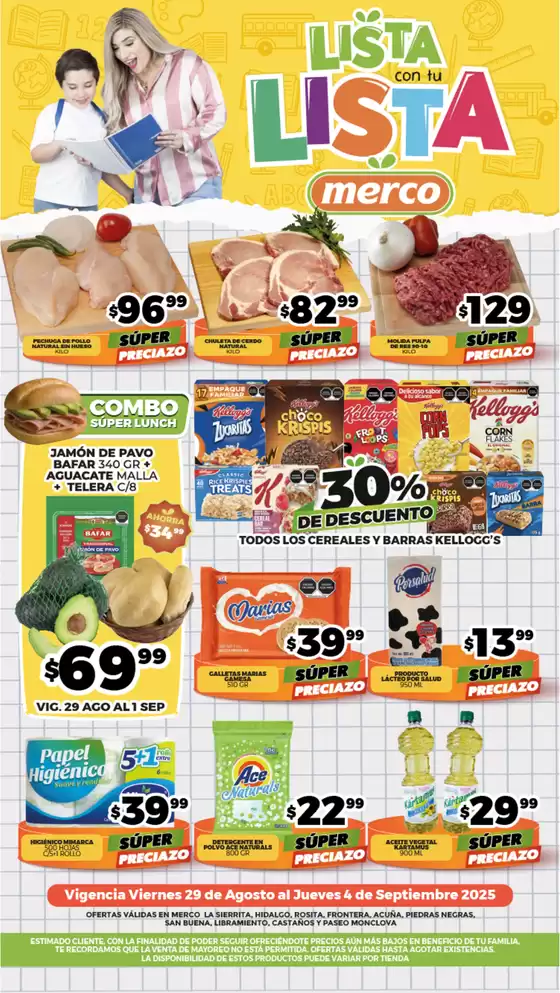Catálogo Merco | Folleto semanal del 29 Agosto al 4 Septiembre MVA | 2025-08-29T00:00:00.000Z - 2025-09-04T00:00:00.000Z