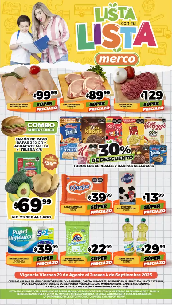 Folleto semanal del 29 Agosto al 4 Septiembre NL
