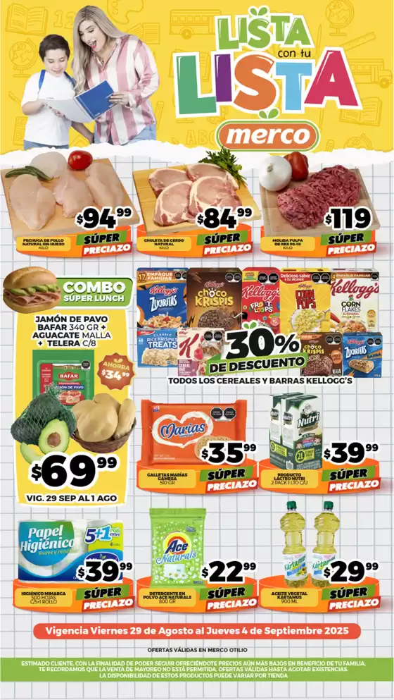 Catálogo Merco | Folleto semanal del 29 Agosto al 4 Septiembre OTILIO | 2025-08-29T00:00:00.000Z - 2025-09-04T00:00:00.000Z