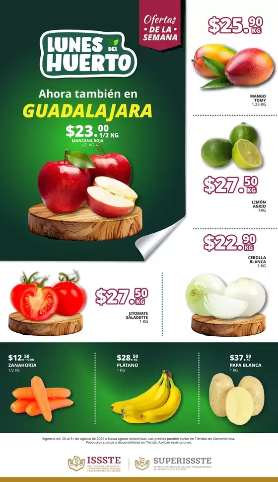 Catálogo SuperISSSTE en Oaxaca de Juárez | Ofertas exclusivas para nuestros clientes | 2025-08-25T00:00:00.000Z - 2025-08-31T00:00:00.000Z