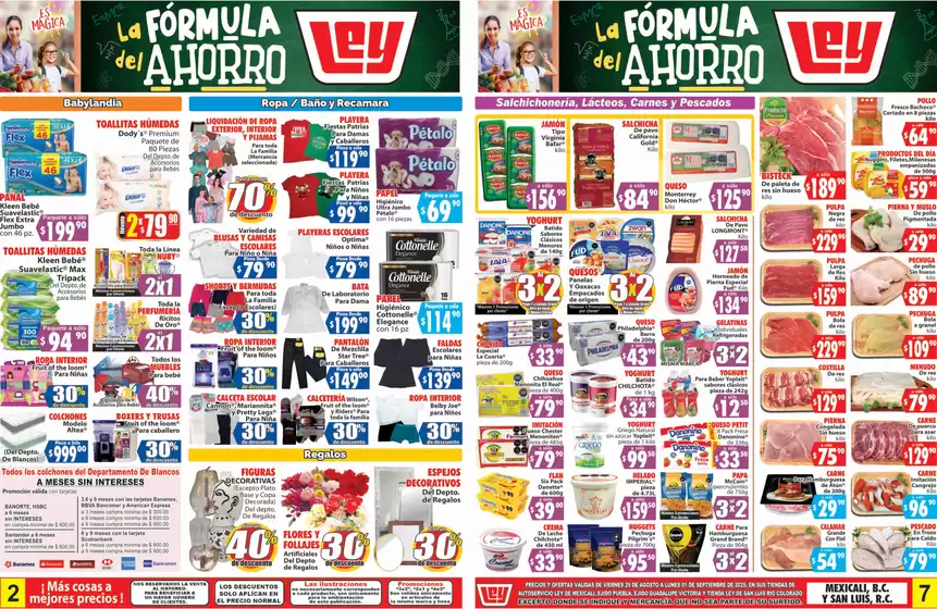 Catálogo Casa Ley en Mexicali | Descubre ofertas atractivas | 2025-08-29T00:00:00.000Z - 2025-09-01T00:00:00.000Z
