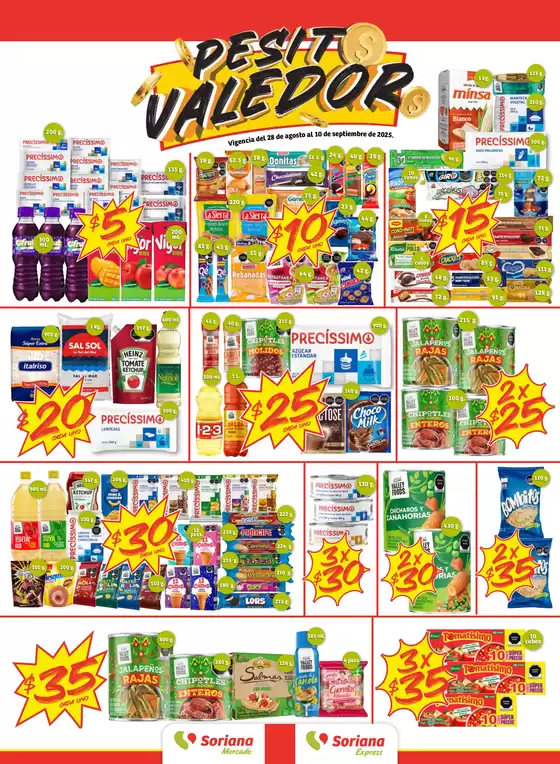 Catálogo Soriana Mercado en Heróica Puebla de Zaragoza | Pesito Valedor Mercado: Nay, Sin, Son | 2025-08-29T00:00:00.000Z - 2025-09-10T00:00:00.000Z