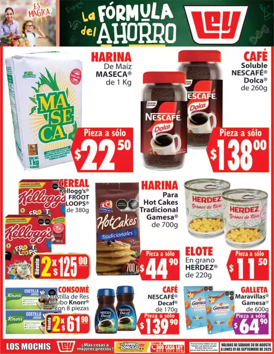 Catálogo Casa Ley en Ciudad Obregón | Ofertas exclusivas para nuestros clientes | 2025-08-30T00:00:00.000Z - 2025-09-01T00:00:00.000Z