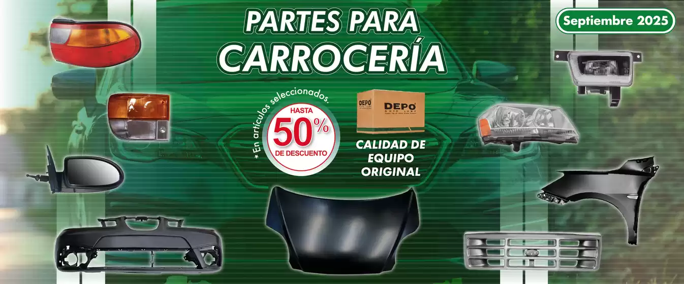 Catálogo Refaccionaria California en Heróica Zitácuaro | Promos | 2025-09-01T00:00:00.000Z - 2025-09-30T00:00:00.000Z
