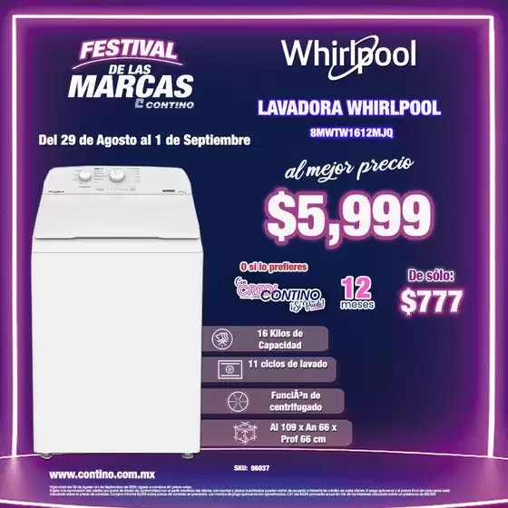 Catálogo Contino en Heróica Zitácuaro | Ofertas y promociones actuales | 2025-08-29T00:00:00.000Z - 2025-09-01T00:00:00.000Z
