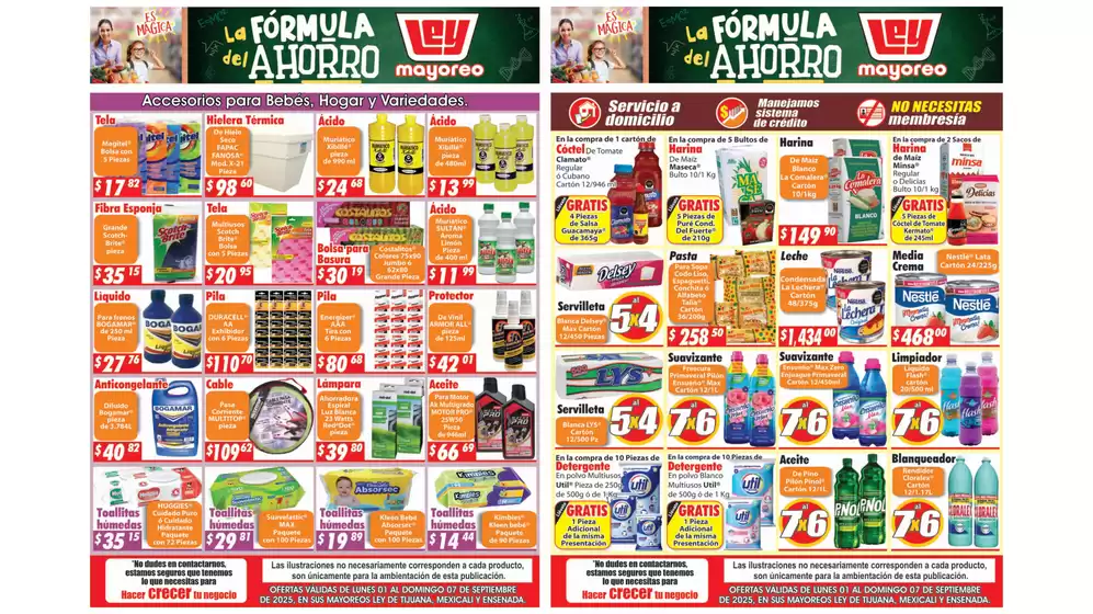 Gran variedad de ofertas