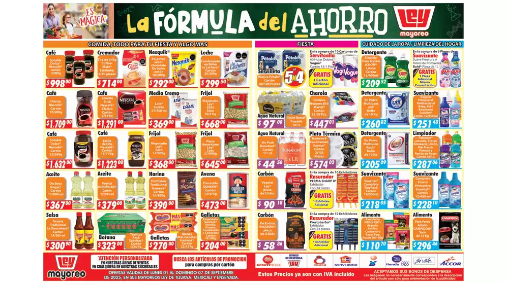 Gran variedad de ofertas