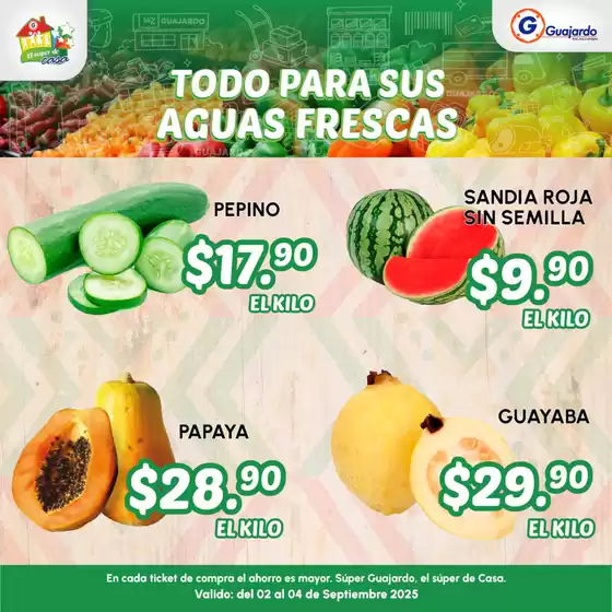 Catálogo Guajardo en Mérida | Ahorra ahora con nuestras ofertas | 2025-09-03T00:00:00.000Z - 2025-09-04T00:00:00.000Z