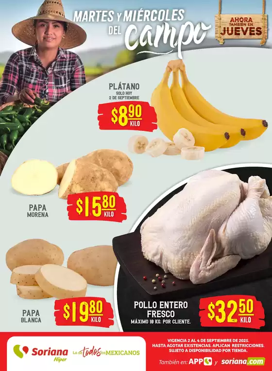 Catálogo Soriana Híper en Mérida | Ofertas y gangas exclusivas | 2025-09-03T00:00:00.000Z - 2025-09-04T00:00:00.000Z
