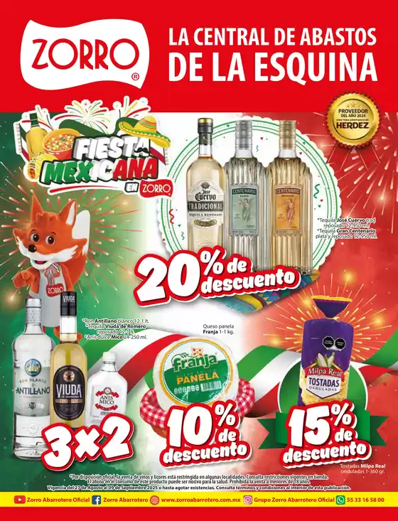 Catálogo Zorro en Naucalpan (México) | Nuestras mejores gangas | 2025-09-03T00:00:00.000Z - 2025-09-09T00:00:00.000Z