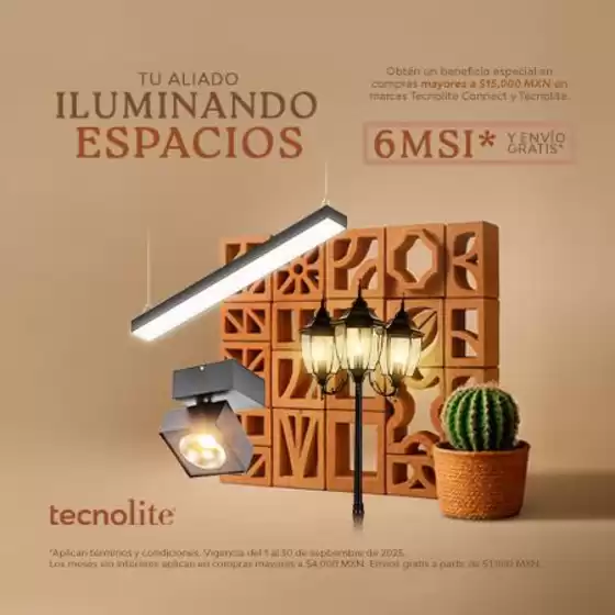 Catálogo Tecnolite en Tuxtla Gutiérrez | Nuestras mejores ofertas para ti | 2025-09-03T00:00:00.000Z - 2025-09-30T00:00:00.000Z