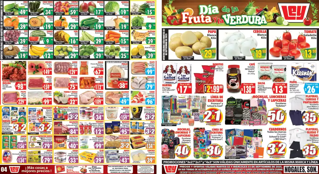 Catálogo Casa Ley en Heroica Nogales | Ofertas principales para todos los clientes | 2025-09-03T00:00:00.000Z - 2025-09-03T00:00:00.000Z