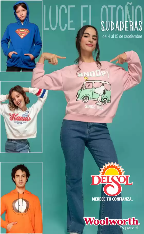 Catálogo Woolworth en Ixtapaluca | Tus Sudaderas Favoritas  | 2025-09-04T00:00:00.000Z - 2025-09-15T00:00:00.000Z