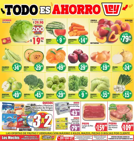Catálogo Casa Ley en Heróica Caborca | Ofertas y gangas exclusivas | 2025-09-04T00:00:00.000Z - 2025-09-05T00:00:00.000Z