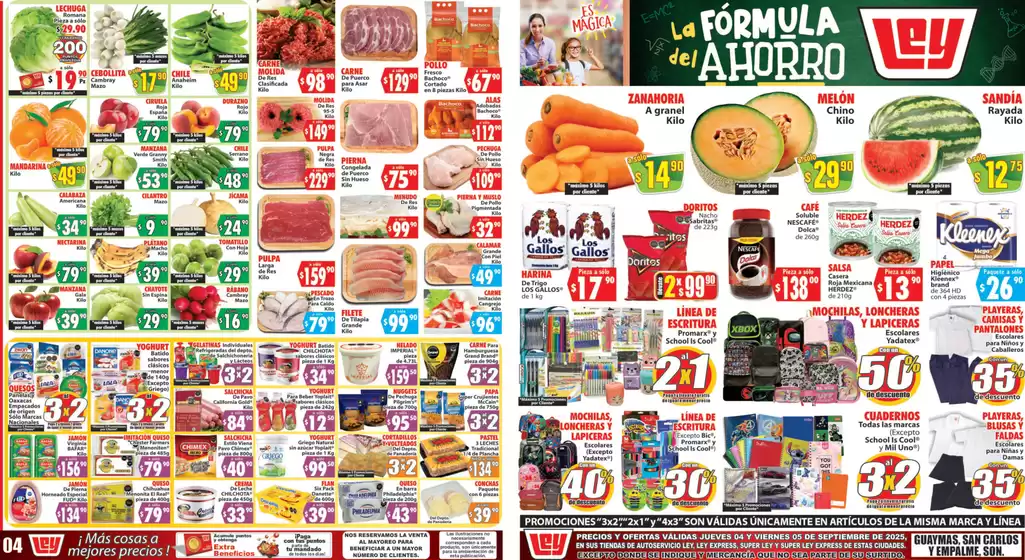 Catálogo Casa Ley en Heróica Caborca | Ofertas principales para todos los cazadores de gangas | 2025-09-04T00:00:00.000Z - 2025-09-05T00:00:00.000Z