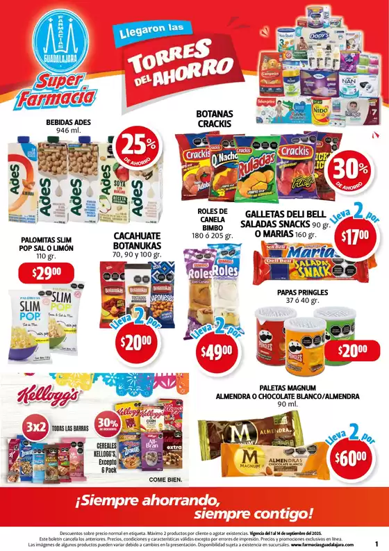 Catálogo Farmacias Guadalajara en Heroica Nogales | boletin sep 01 1 | 2025-09-05T00:00:00.000Z - 2025-09-14T00:00:00.000Z