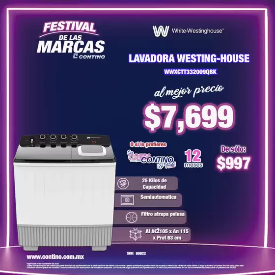 Catálogo Contino en San Nicolás de los Garza | Ofertas principales y descuentos | 2025-09-05T00:00:00.000Z - 2025-09-30T00:00:00.000Z