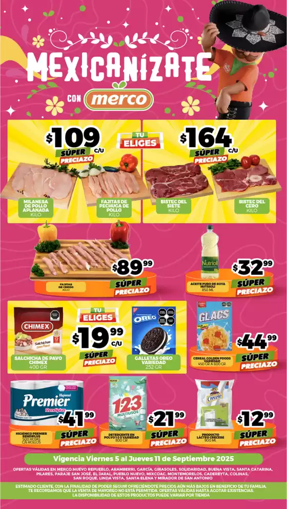 Catálogo Merco en San Nicolás de los Garza | Folleto semanal del 5 al 11 Septiembre NL | 2025-09-05T00:00:00.000Z - 2025-09-11T00:00:00.000Z