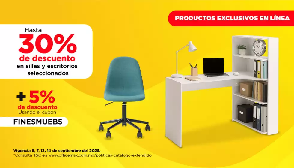 Catálogo OfficeMax en Saltillo | Ofertas principales para todos los cazadores de gangas | 2025-09-08T00:00:00.000Z - 2025-09-14T00:00:00.000Z
