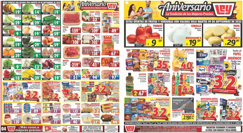 Catálogo Casa Ley en Heróica Guaymas | Ofertas principales y descuentos | 2025-09-09T00:00:00.000Z - 2025-09-10T00:00:00.000Z
