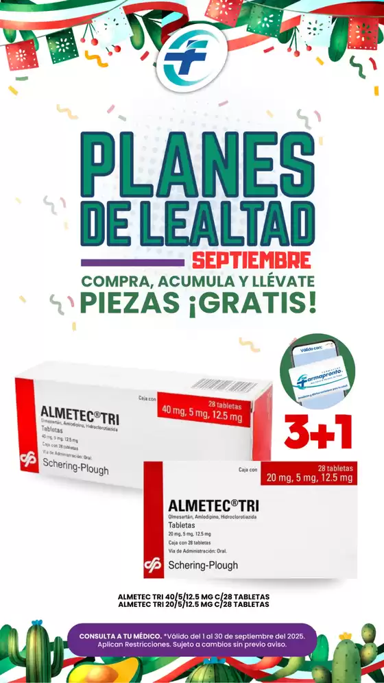 Catálogo Farmapronto en Tlaquepaque | Folleto | 2025-09-10T00:00:00.000Z - 2025-09-30T00:00:00.000Z