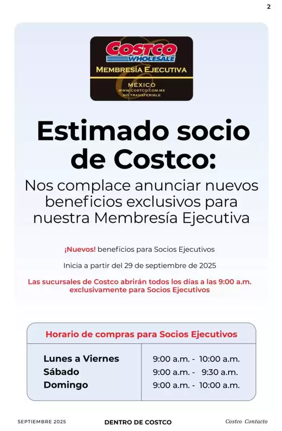 Catálogo Costco