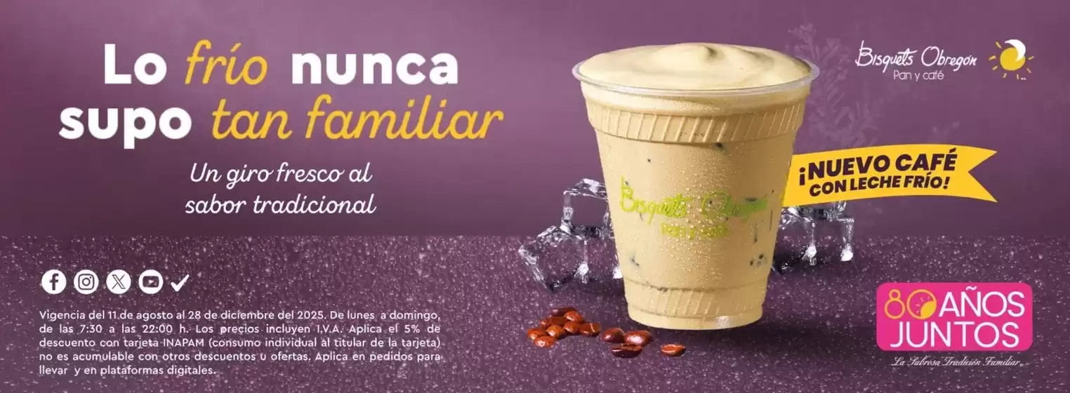 Catálogo Bisquets Obregón en Delicias | Promos | 2025-09-11T00:00:00.000Z - 2025-12-28T00:00:00.000Z