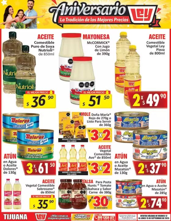 Gran variedad de ofertas