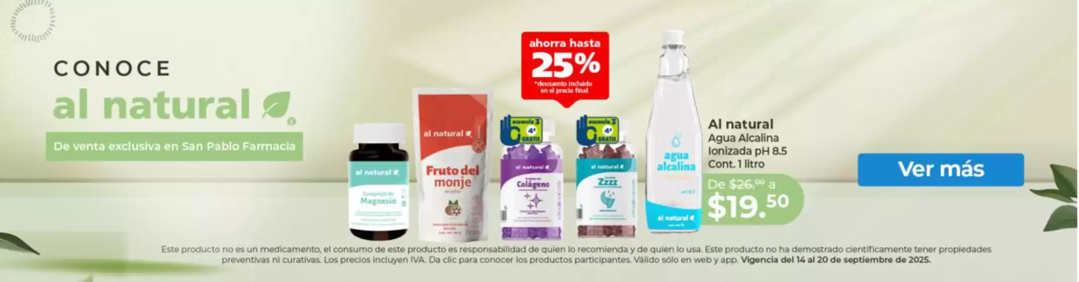 Catálogo Farmacia San Pablo en Cabo San Lucas | Ofertas Farmacias San Pablo | 2025-09-15T00:00:00.000Z - 2025-09-20T00:00:00.000Z