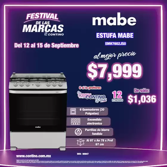 Catálogo Contino en Atlacomulco de Fabela | Nuestras mejores gangas | 2025-09-15T00:00:00.000Z - 2025-09-15T00:00:00.000Z