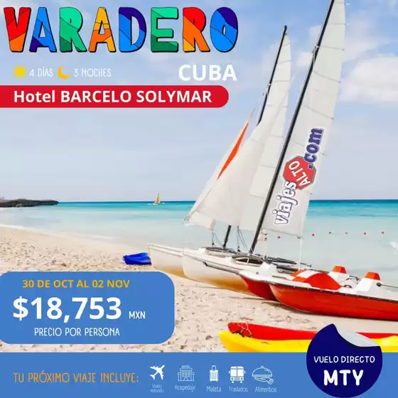 Catálogo Viajes Alto en Tijuana | Gran variedad de ofertas | 2025-11-02T00:00:00.000Z - 2025-11-02T00:00:00.000Z