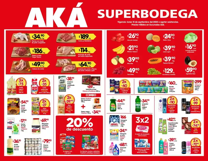 Catálogo AKÁ Superbodega en Lagos de Moreno | Ofertas AKÁ Superbodega | 2025-09-15T00:00:00.000Z - 2025-09-15T00:00:00.000Z