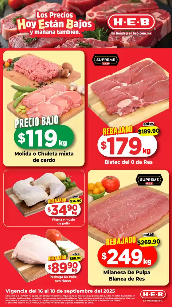 Catálogo HEB en Santa Cruz Xoxocotlán | Ofertas especiales para ti | 2025-09-16T00:00:00.000Z - 2025-09-18T00:00:00.000Z