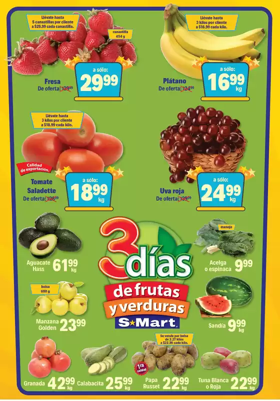 Catálogo S-Mart en García | Excelente oferta para todos los clientes | 2025-09-16T00:00:00.000Z - 2025-09-18T00:00:00.000Z