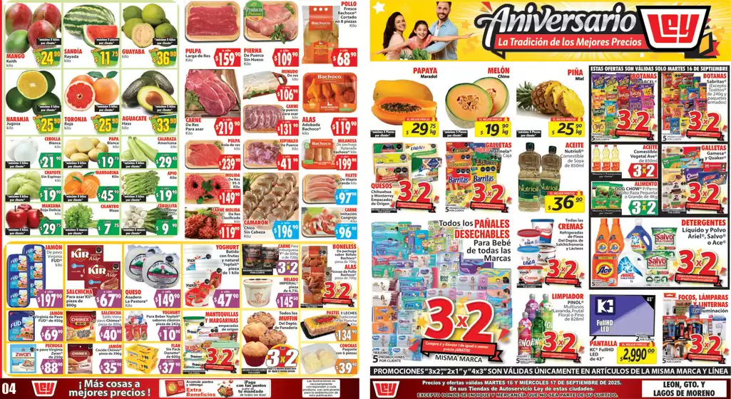 Catálogo Casa Ley en Zapopan | Excelente oferta para cazadores de gangas | 2025-09-16T00:00:00.000Z - 2025-09-17T00:00:00.000Z