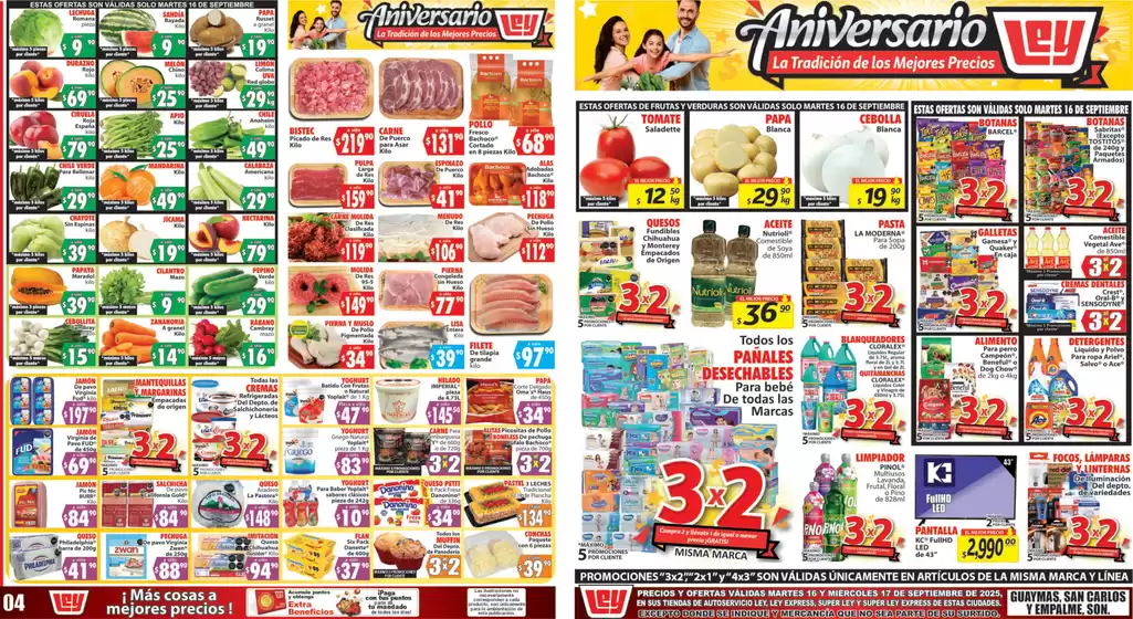 Catálogo Casa Ley en Empalme (Sonora) | Ofertas y promociones actuales | 2025-09-16T00:00:00.000Z - 2025-09-17T00:00:00.000Z