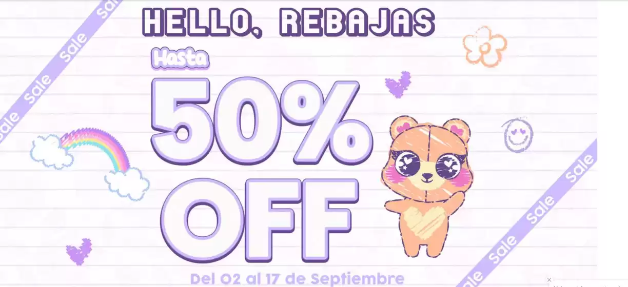 Hasta 50% de descuento