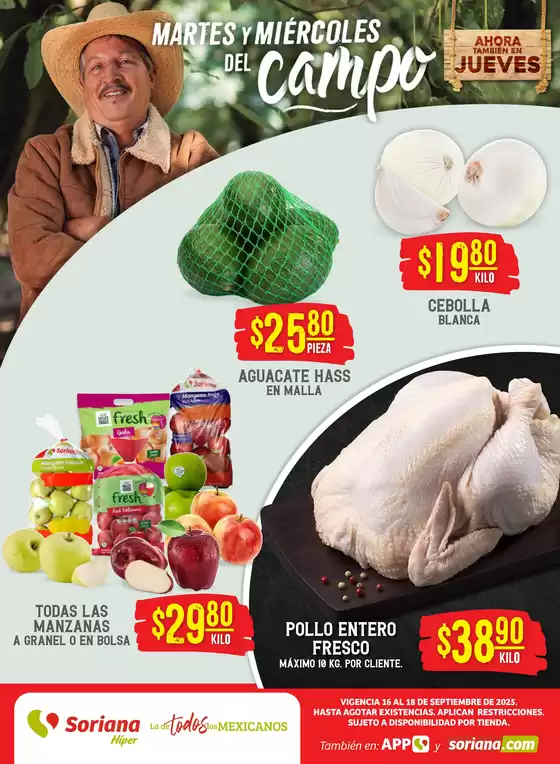Catálogo Soriana Híper en Tepeji del Río de Ocampo | Gran variedad de ofertas | 2025-09-17T00:00:00.000Z - 2025-09-18T00:00:00.000Z