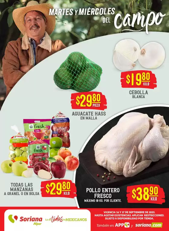 Catálogo Soriana Híper en Mérida | Ofertas principales para ahorradores | 2025-09-17T00:00:00.000Z - 2025-09-17T00:00:00.000Z