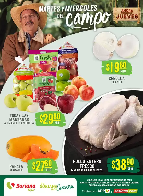 Catálogo Soriana Súper | Promociones actuales | 2025-09-17T00:00:00.000Z - 2025-09-18T00:00:00.000Z