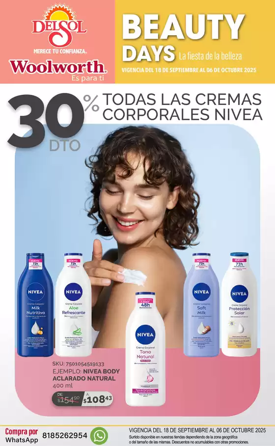 Catálogo Del Sol en Apan | Beauty Days - La FIesta de la Belleza - Pasillo BDF | 2025-09-18T00:00:00.000Z - 2025-10-06T00:00:00.000Z