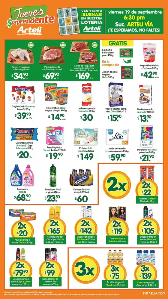 Catálogo Arteli express en Toluca de Lerdo | Ofertas Arteli express | 2025-09-18T00:00:00.000Z - 2025-09-18T00:00:00.000Z