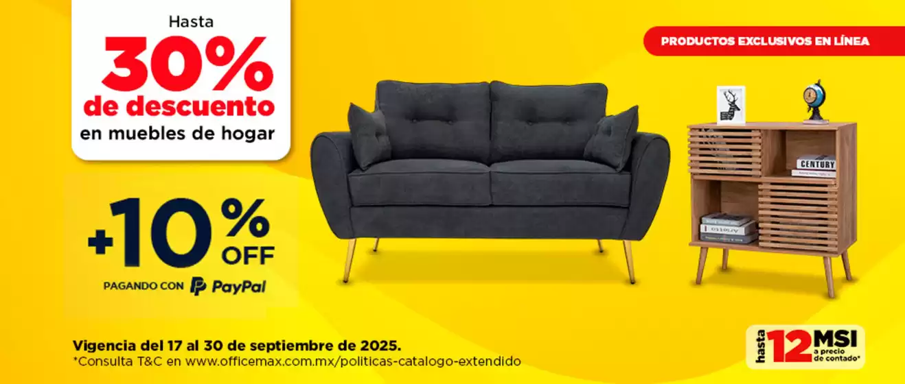 Catálogo OfficeMax | Ofertas principales para ahorradores | 2025-09-18T00:00:00.000Z - 2025-09-30T00:00:00.000Z