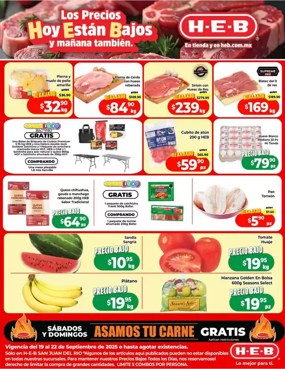 Catálogo HEB en Magdalena (Jalisco) | Nuestras mejores gangas | 2025-09-19T00:00:00.000Z - 2025-09-22T00:00:00.000Z