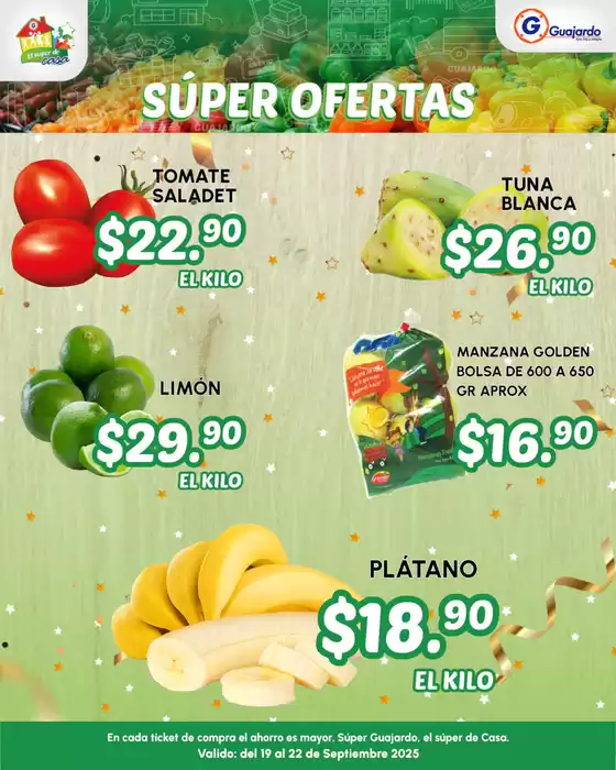 Catálogo Guajardo en Tecomán | Promociones actuales | 2025-09-19T00:00:00.000Z - 2025-09-22T00:00:00.000Z